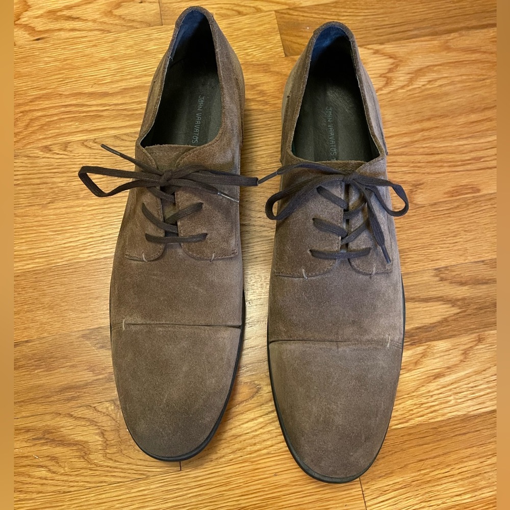 Practically new John Narvatos suede shoes